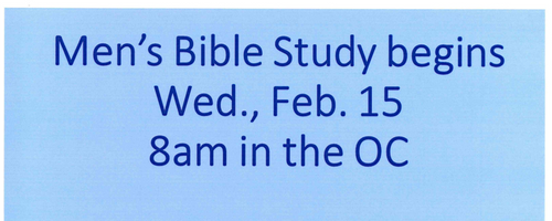 Mens Bible Study Event